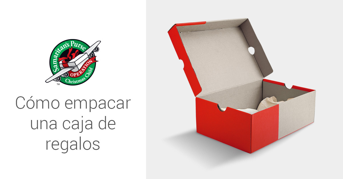 cómo empacar una caja de regalos operation christmas child franklin graham